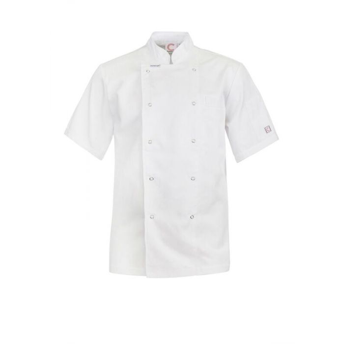 Exec Chef Jacket with Studs Short Sleeve