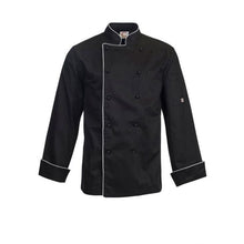 Load image into Gallery viewer, Exec Chef Jacket with Piping Long Sleeve
