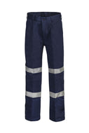 Classic Single Pleat Cotton Drill Trouser with CSR Reflective Tape