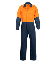 Load image into Gallery viewer, Hi Vis Poly/Cotton Coveralls Long
