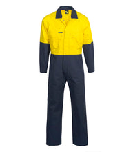 Load image into Gallery viewer, Hi Vis Poly/Cotton Coveralls
