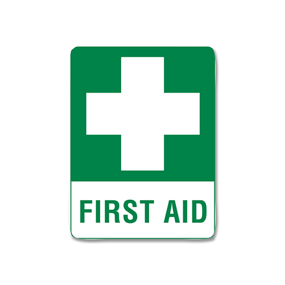 AeroSupplies First Aid Signs (Small Metal)