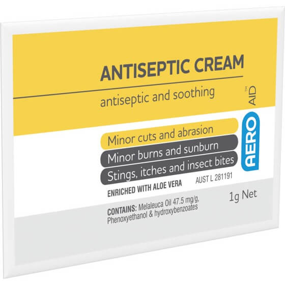 AeroAid Antiseptic Cream - Sachet 1g
