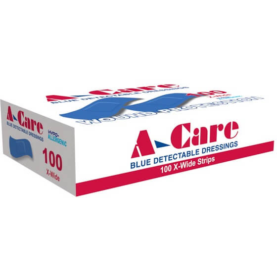 A-Care Detectable Bandages - Standard Strip x 100