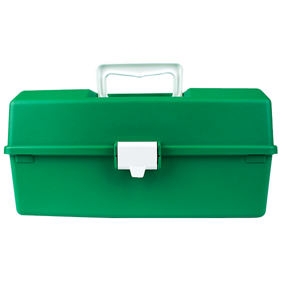 Green Plastic Case - 1 Tray