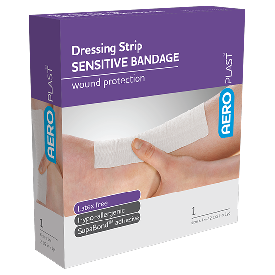 AeroPlast Sensitive Bandages - Dressing Strip 1M