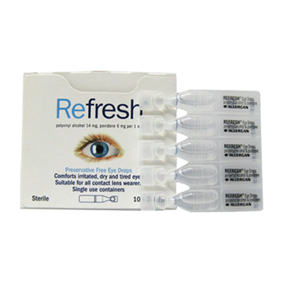 Refresh Eye Drops box/10