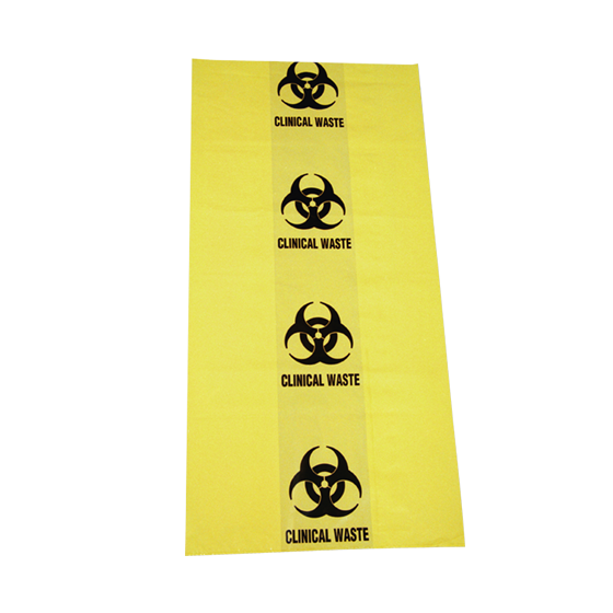 Biohazard Clinical Waste Bags 50L 630mm x 800mm