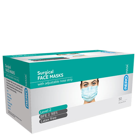 AEROMASK Surgical Face Masks Box/50