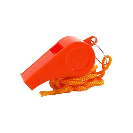 AeroSupplies Whistle - Orange Plastic